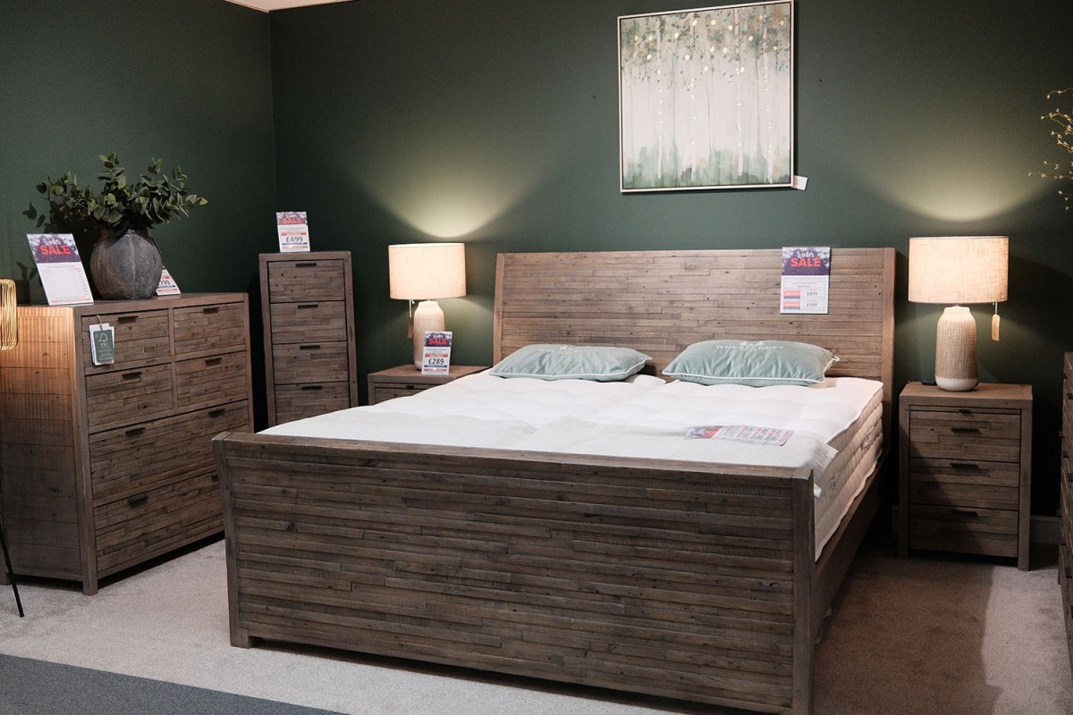 Tuscan Springs Reclaimed Wood 3 Drawer Bedside Table Tuscan Springs Reclaimed Wood 3 Drawer Bedside Table