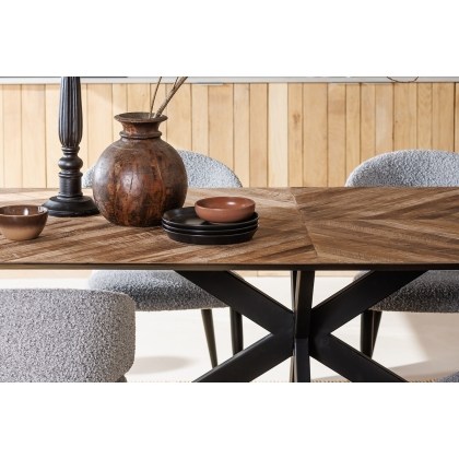 Camden Reclaimed Teak Wood 240cm Dining Table