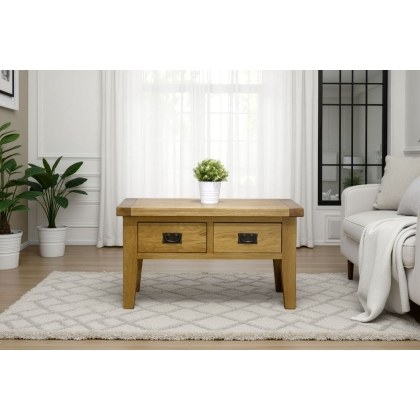Cotswold Rustic Oak Coffee Table Cotswold Rustic Oak Coffee Table