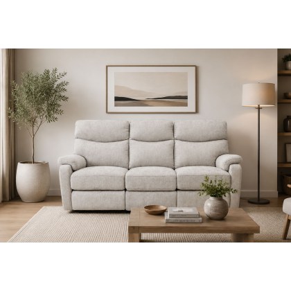 Monet Fabric 3 Seater Recliner Sofa