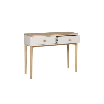 Vida Living Marlow Dressing Table in Cashmere Oak and Taupe