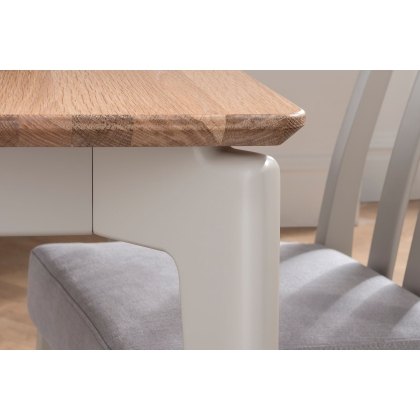 Vida Living Marlow Ext 160-200cm Dining Table Set in Cashmere Oak and Taupe