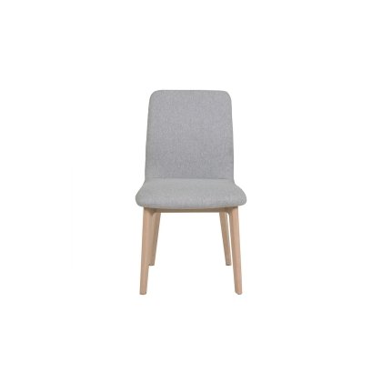 Vida Living Marlow Fabric Dining Chair in Light Grey