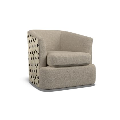 Orla Kiely Callan Accent Swivel Chair