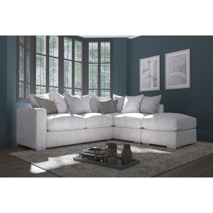 Cairo Fabric Pillow Back Chaise Corner Sofa Cairo Fabric Pillow Back Chaise Corner Sofa
