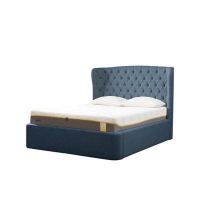 TEMPUR® Holcot Ottoman Bed Base in Shetland Navy TEMPUR® Holcot Ottoman Bed Base in Shetland Navy