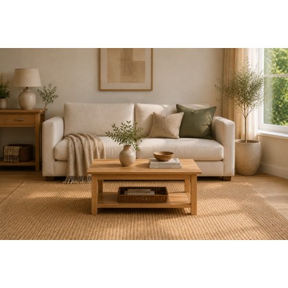 Devon 100% Solid Oak Coffee Table