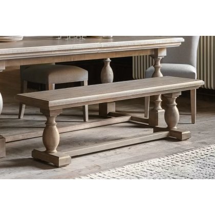 Gallery Direct Vancouver Rustic Pine Dining Bench Gallery Direct Vancouver Rustic Pine Dining Bench