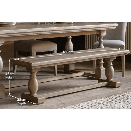 Gallery Direct Vancouver Rustic Pine Dining Bench Gallery Direct Vancouver Rustic Pine Dining Bench