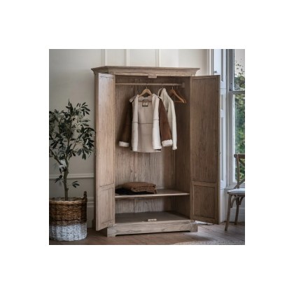 Gallery Direct Rustique French Colonial Mirrored Wardrobe