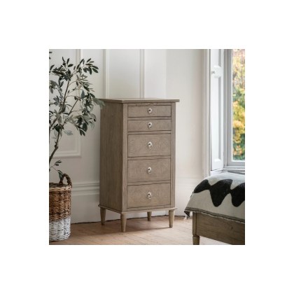 Gallery Direct Rustique French Colonial 5 Drawer Lingerie Chest of Drawers