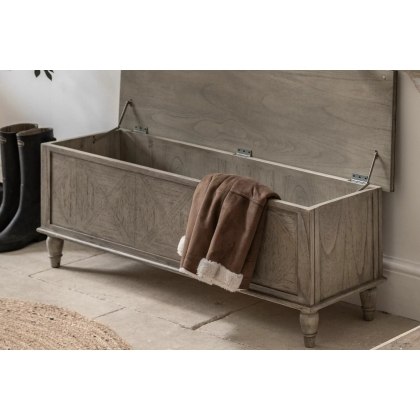 Gallery Direct Rustique French Colonial Hall Bench Chest