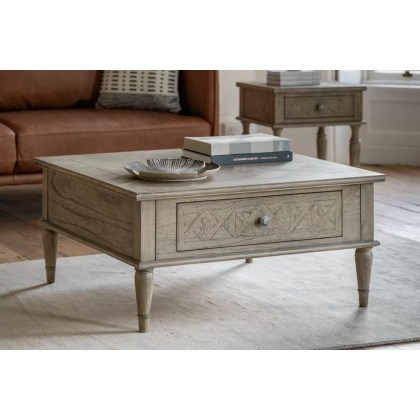 Gallery Direct Rustique French Colonial 2 Drawer Coffee Table