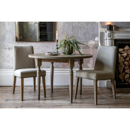 Gallery Direct Rustique French Colonial Round Dining Table