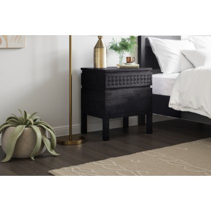 Gallery Direct Boho Boutique 2 Drawer Bedside Table Gallery Direct Boho Boutique 2 Drawer Bedside Table