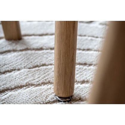 Gallery Direct Hatfield Natural Oak 77cm Square Dining Table Set & x2 Chairs