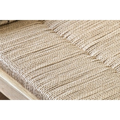 Gallery Direct Eton Oak Bench Rope