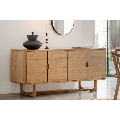 Gallery Direct Craft Natural Oak Large Sideboard