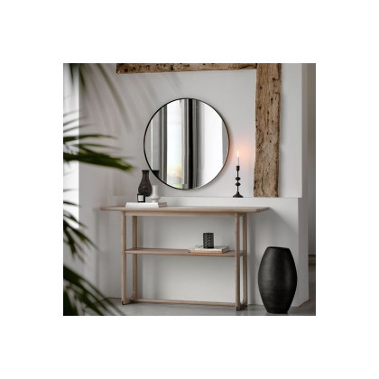 Gallery Direct Craft Smoked Oak Console Table