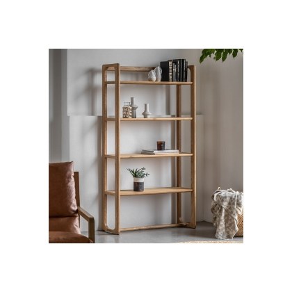 Gallery Direct Craft Natural Oak Large Open Display Unit