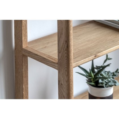 Gallery Direct Craft Natural Oak Large Open Display Unit
