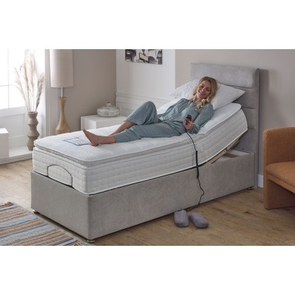 Adjust-A-Bed Gel-Flex Pillowtop Electric Adjustable Divan Bed
