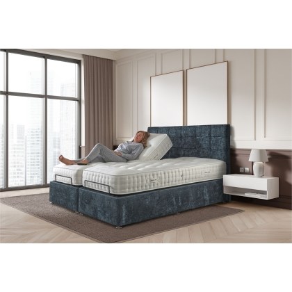 Adjust-A-Bed Natural 3000 Electric Adjustable Divan Bed with Lifestyle Base