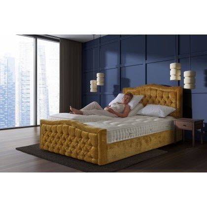 Adjust-A-Bed Natural 7000 Electric Adjustable Divan Bed with Standard Base