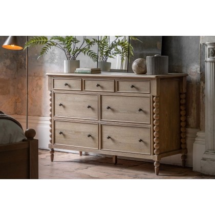 Gallery Direct Artisan Limewash Oak 7 Drawer Chest of Drawers Gallery Direct Artisan Limewash Oak 7 Drawer Chest of Drawers