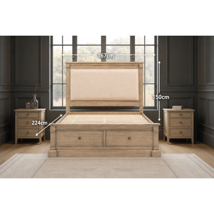Gallery Direct Vancouver Rustic Bed Frame