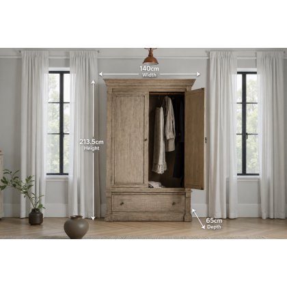 Gallery Direct Vancouver Rustic Wardrobe Gallery Direct Vancouver Rustic Wardrobe
