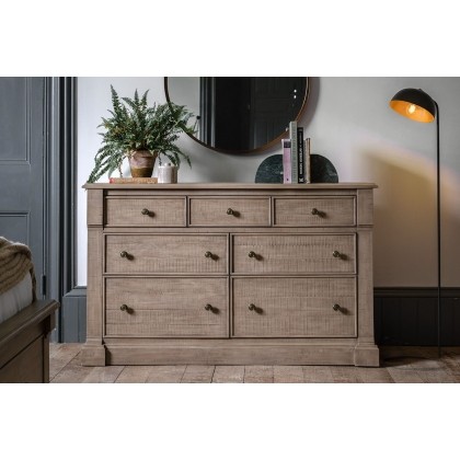 Gallery Direct Vancouver Rustic 7 Drawer Chest of Drawers Gallery Direct Vancouver Rustic 7 Drawer Chest of Drawers
