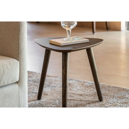 Gallery Direct Hatfield Smoked Oak Side Table