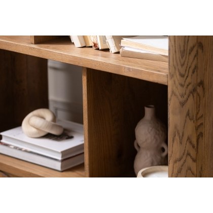Austin Warm Oak Open Display Bookcase Austin Warm Oak Open Display Bookcase