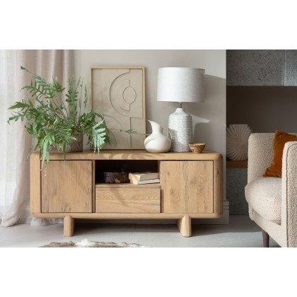 Flynn Natural Oak TV Unit