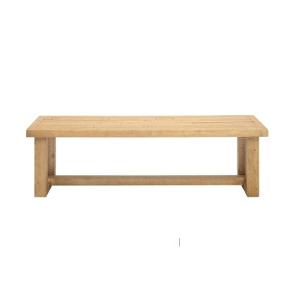 Oakley Reclaimed Wood 160cm Dining Bench in Rustic Buff Finish Oakley Reclaimed Wood 160cm Dining Bench in Rustic Buff Finish