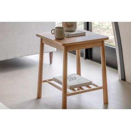 Gallery Direct Wycombe Oak Side Table Gallery Direct Wycombe Oak Side Table