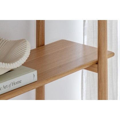 Gallery Direct Wycombe Oak Open Display Bookcase Gallery Direct Wycombe Oak Open Display Bookcase