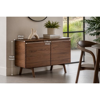 Gallery Direct Madrid Sideboard in Walnut