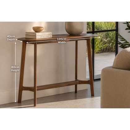 Gallery Direct Madrid Console Table in Walnut
