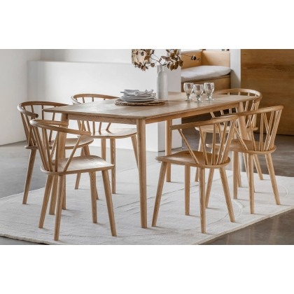 Gallery Direct Milano Oak Dining Table