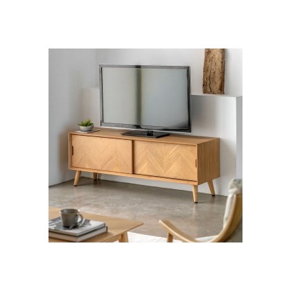 Gallery Direct Milano Oak Media TV Unit