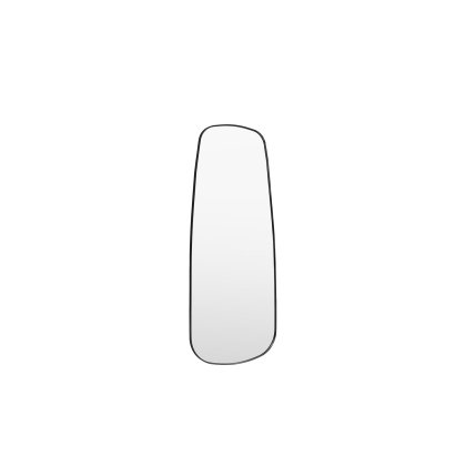 Gallery Direct Holworth Shaped Leaner Black 700x1700mm