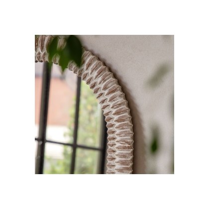 Gallery Direct Pimlico Arch Leaner White Wash 770x1700mm