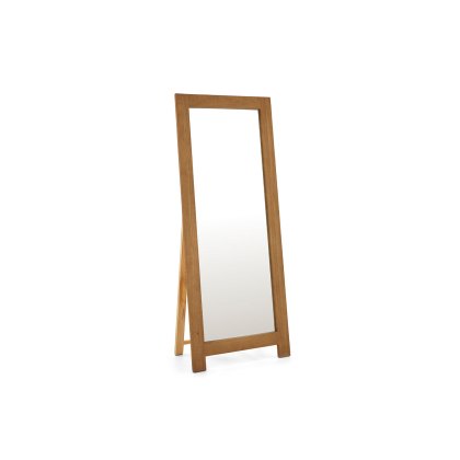 Salisbury Waxed Premium Oak Cheval Mirror Salisbury Waxed Premium Oak Cheval Mirror
