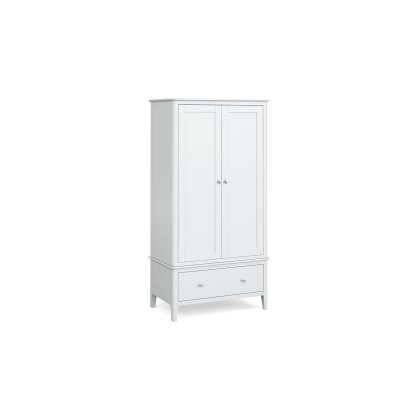 Hampstead Painted White Gents Wardrobe