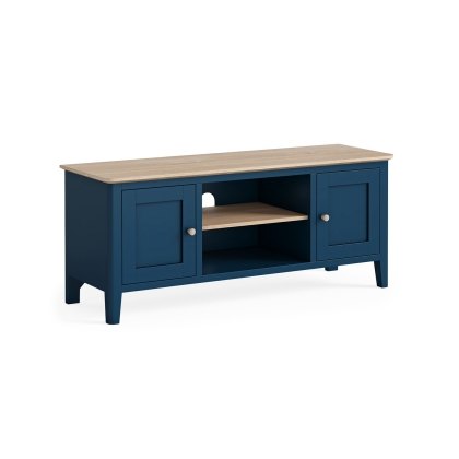 Marlow Oak Painted Navy Blue 150cm TV Unit