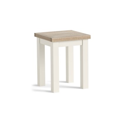Modern Country Painted Oak Coconut White Lamp Table Modern Country Painted Oak Coconut White Lamp Table