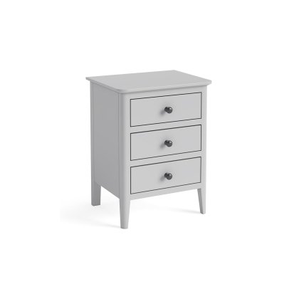 Stowe Painted Grey Bedside Table