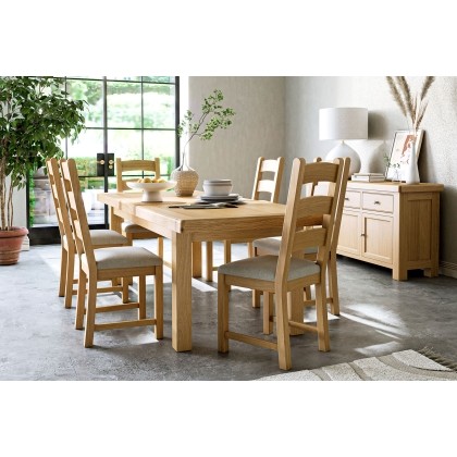 Normandy Chunky Country Oak Large Extending Dining Table Normandy Chunky Country Oak Large Extending Dining Table